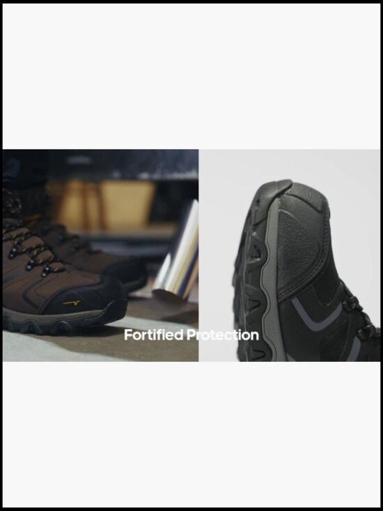 Men\'s Steel Toe Waterproof Work Boots Safety Construction Ankle Boot Lace Up main image 6
